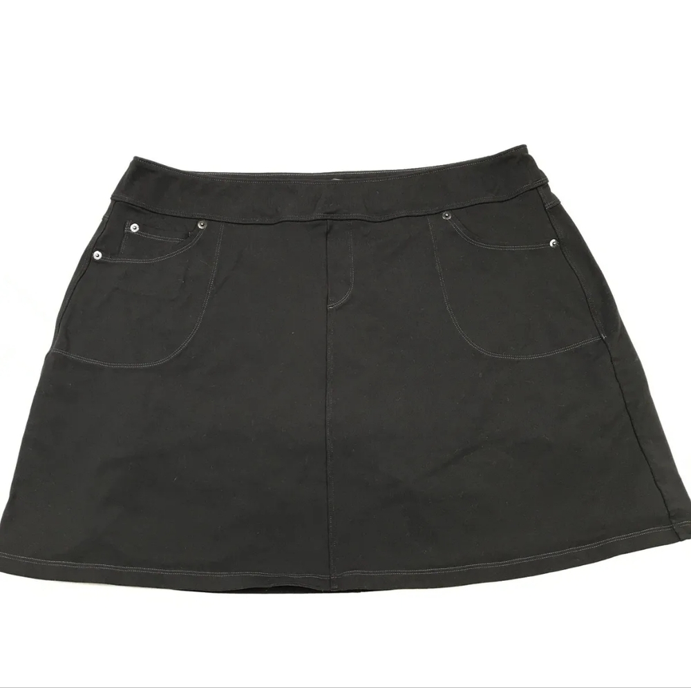 LL Bean, Black Skort, XS, with pockets